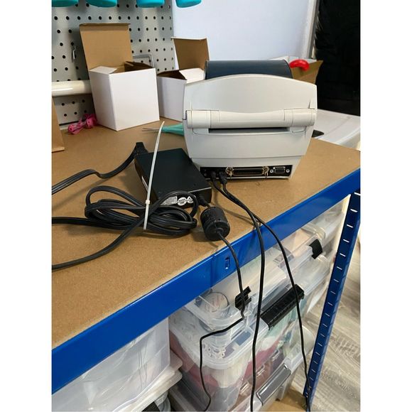 Thermal Label Printer Zebra LP 2844 with 1 label roll - Picture 2 of 9